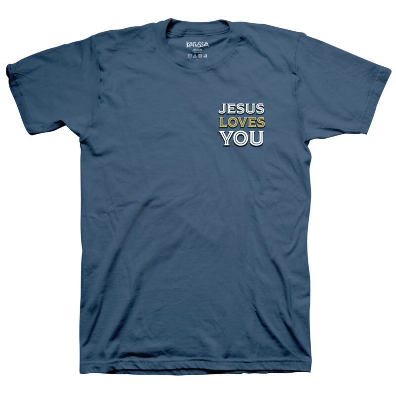 "Abalor Jesus Loves You Christian T-Shirt – Faith & Love Collection" - Image 2