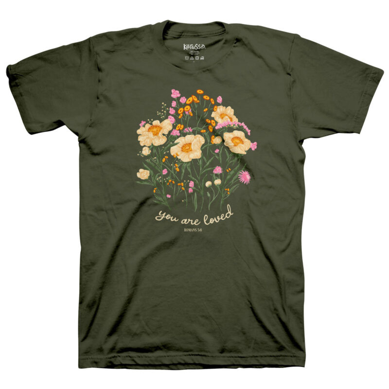 Abalor "You Are Loved" Women’s T-Shirt – Inspirational Christian Graphic Shirt
