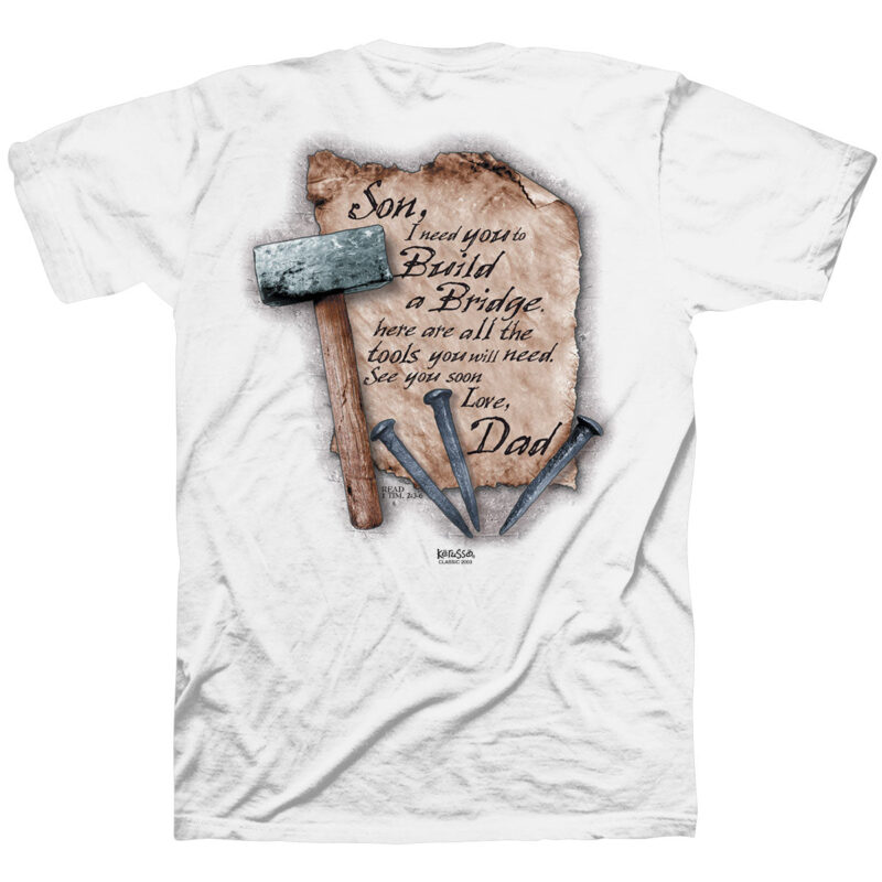 Abalor Kerusso Christian T-Shirt "The Bridge" – Inspirational Faith Shirt