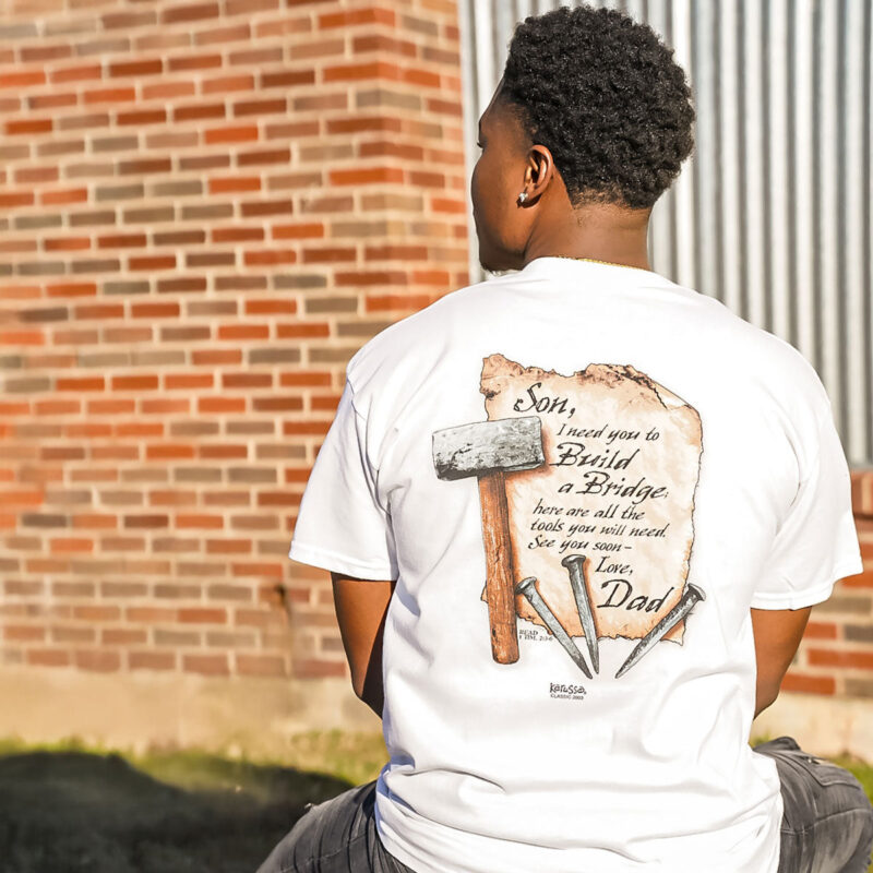 Abalor Kerusso Christian T-Shirt "The Bridge" – Inspirational Faith Shirt - Image 3