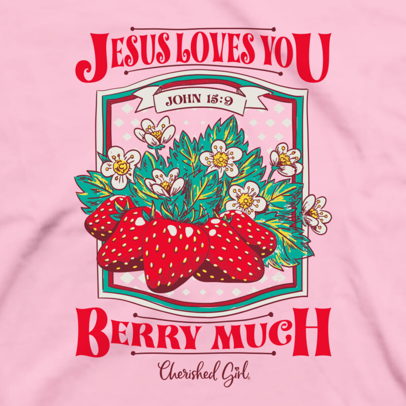 Abalor "Berry Much" Women's T-Shirt – Fun & Faith-Inspired Graphic Shirt - Image 4