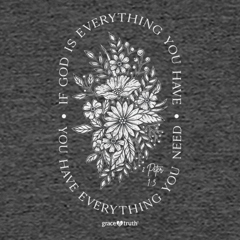 Abalor "God Is Everything" Women’s T-Shirt – Inspirational Christian Faith Shirt - Image 2