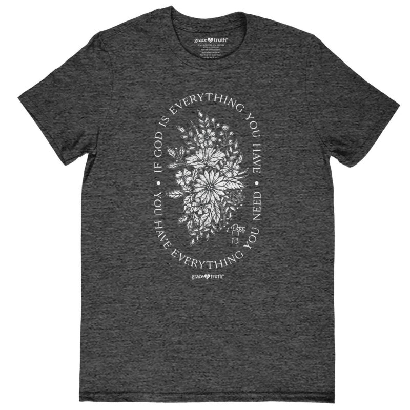 Abalor "God Is Everything" Women’s T-Shirt – Inspirational Christian Faith Shirt