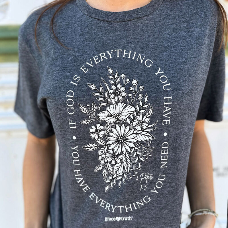 Abalor "God Is Everything" Women’s T-Shirt – Inspirational Christian Faith Shirt - Image 4