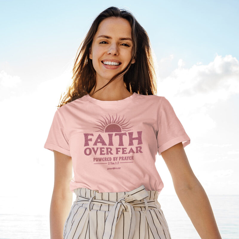 "Abalor Women's Faith & Prayer T-Shirt – Grace & Truth Collection" - Image 3