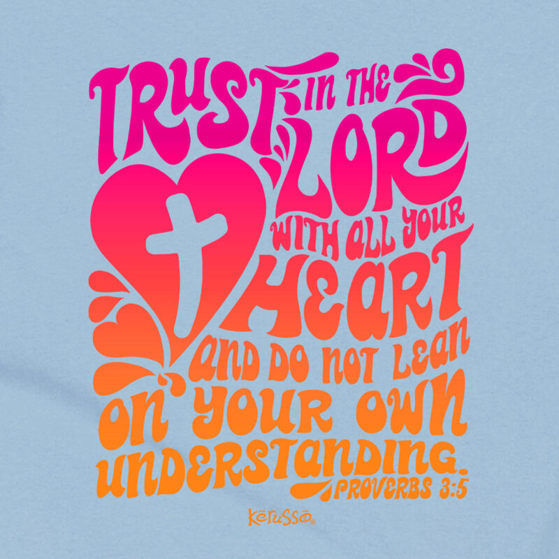 "Abalor Kids Trust in the Lord T-Shirt – Faithful Spirit Collection" - Image 2