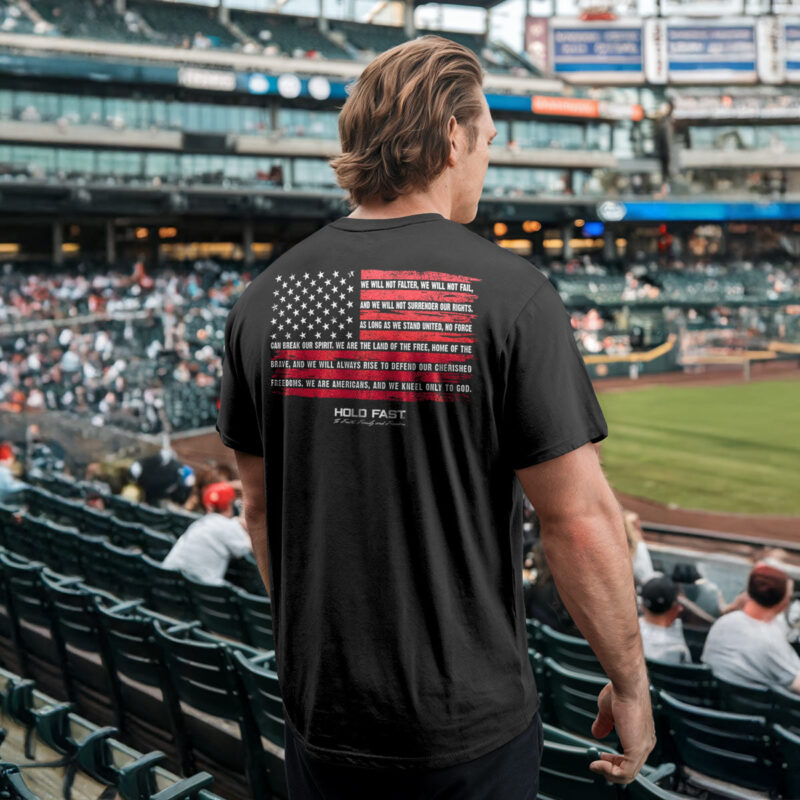 "Abalor Men's We Will Not Falter T-Shirt – HOLD FAST Collection" - Image 3