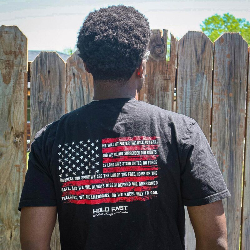 "Abalor Men's We Will Not Falter T-Shirt – HOLD FAST Collection" - Image 6