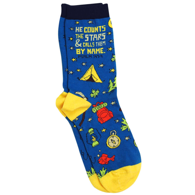 "Abalor Camping Socks – Adventure & Faith Collection"